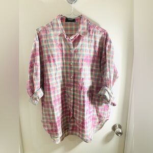 Cider distressed cotton shirt